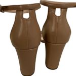 Kelly & Katie  Women's Hailee 3.5" Block Heel Ankle Strap Sandals Nude Size 8.5M Photo 1