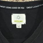 Aerie OFFLINE Black Crop Muscle Tank Top XS Photo 1