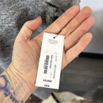 a.n.a Women's XXL Gray T-Shirt Dress 3/4 Sleeve Ruched Drawstring Casual NWT Photo 4