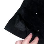 Karen Okada for David Howard Black Velvet Mini Skirt w Rhinestone Accents Size 6 Photo 6