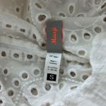 Maaji  Ivory Cream Eyelet Crotchet Boho Embroidered Swim Cover Up Dress Small Photo 6