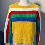 Sweet Rain Rainbow Chenille Sweater – Size M Photo 0