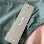 J.Crew Heritage 1989 Bikini Bottom NWT size Large Cool Cypress Green High-Leg Photo 3