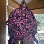 Vera Bradley NWOT Small Backpack Raspberry Medallion Photo 5