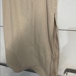 Aerie WOMENS ONE SHOULDER CREAM RIBBED DRESS MIDI MEDIUM Photo 3