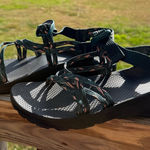 Chacos Chaco Women's Black and Teal Sandals Photo 0