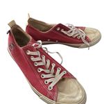 South Carolina Gamecock Red Canvas Sneakers with White Laces Womens size 10 Photo 3