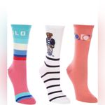 Ralph Lauren Women's 3 Pack Polo Ralph Laren Crew Sock‎ with Gift Box new Photo 1