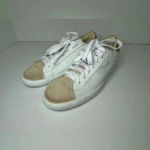 Sam Edelman Aubrie White Leather Sneakers Size 6.5 Photo 4