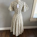 Dear Georgie Elizabeth Dress in Leaves Size‎ Small NWT 100% Cotton Gray Photo 5