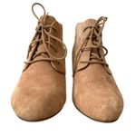 Vionic Elevated Becca Wedge Suede Weather-resistant Bootie Light Tan US 6.5 Photo 5