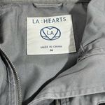 LA Hearts Black Gray Cargo Zip Up Hoodie Hybrid Jacket Size Medium Photo 26