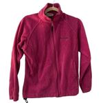 Columbia  Full Zip Fleece Women's Size Small Hot Pink Fushia Warm Hiking Active Photo 0