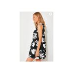 Tuckernuck  Seashell Beach Coverup Short Dress Large Cotton Black White NEW Photo 5