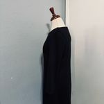 Nicole Miller Women Black Casual & Formal 3/4 Sleeve Round Neck Dress Size S Photo 4