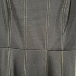 Hutch  Navy Blue with Gold Thread Detail Long Sleeve Dress- Size Small Photo 2