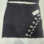 Saylor  Finney Crop Top & Mini Skirt Set in Black large Photo 3