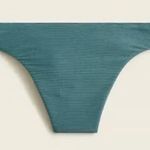 J.Crew Ribbed High Rise Cheeky Bikini Bottom Beach Swim Minimalist Green 2X NWT Photo 1
