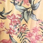 Colorful Tropical Floral Print Spaghetti Strap Top — Size 2 — Yellow Pink Summer Multiple Photo 2