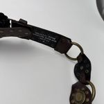 Unbranded Brown Leather Circle Rustic Bras Belt Festival Boho Medium Photo 4