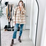 Joie  Neutral Tan Plaid Jacket Photo 10