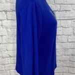 Karen Scott petites snowflake top w/rhinestones longsleeve blue PXL Photo 4