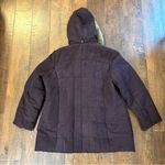 Liz Claiborne WOMAN, double zipper coat, detachable faux fur hood, plus size 1X Photo 9