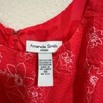 Amanda Smith NWOT  OrangeFloral Midi Dress Photo 4