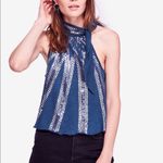 Free People NWT Glitter City Sequins Detailing Blouse Photo 2