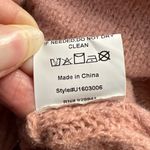 Suzanne Betro Simple by  Pink Cable Knit Poncho Photo 9