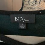 BCX  Green Lace Up Long Sleeve Sweater Dress Photo 4