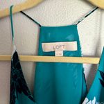 Ann Taylor LOFT Blue Floral Maxi Dress Photo 6