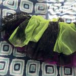 Party City  Black, Green, and Purple Mini Skirt Photo 4