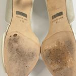 Badgley Mischka Randall Vanilla Satin Crystal Embellished Bridal Shoes Size 7 M Photo 8