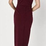 Lulus  So Flirty Burgundy One-Shoulder Cutout Asymmetrical Dress Women's Size XS Photo 1