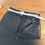 Wilfred Aritzia  Melina Black Faux leather Pants Size 4 Photo 6