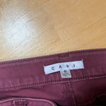 CAbi  Mid-Rise Bordeaux Maroon Skinny Jeans Curvy Fit, Size 6 Photo 8