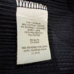 Free People  Intimately Black Boho Lace Trim Pleated Babydoll Slip Dress Top Sz S Photo 7