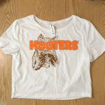 Hooters New Super Sexy Girl Crop Top white Size XSmall/Small Photo 0