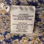 Patrons of Peace Small Tank Top Sleeveless Floral Keyhole Embroidered Ruffled Photo 6