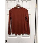 American Eagle  Juniors Xsmall  Soft & Sexy Plush Rust Long Sleeve Top Women 0091 Photo 4