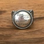 Silpada  The Fine Print Ring Sterling Ring 7.5 Photo 1