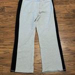 Gray and Black Star Track Pants with Adjustable Waistband Size L Photo 4