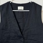 DISSH Black linen vest Size: 12 Photo 1