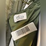 Oh Polly  Women’s ASLI Long Sleeve Paneled Mini Dress In Olive Print Size 2 Photo 2