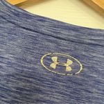 Under Armour  Blue V Neck Heat Gear Shirt Size‎ Large Photo 5