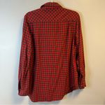Urban Outfitters  Button Up Shirt Red & Black Plaid Flannel Sz M GUC Photo 3