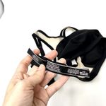 Victoria's Secret Black Mesh Neutral Unpadded Wireless Minimalist Bralette L Photo 4