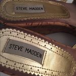 Steve Madden  Gold Wedge Cork Sandals Photo 2