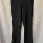 Elodie  Women's NWT Black Ribbed Flare Pants with ankle slit Sz medium Photo 2
